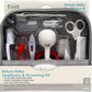 The First Years Baby Healthcare and Grooming Kit – 10 - Piece Infant Care Set with Comb, Brush, Nail Clippers, Thermometer, Medicine Dropper & More – Travel - Friendly Baby Essentials Organizer - Adenzo Comfies