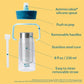 The First Years CoolCore Insulated Toddler Straw Cup - Transitional Toddler Trainer Cup Converts to Water Bottle with Spill Proof Lid - 8 Ounces - Ages 12 Months and Up - Adenzo Comfies
