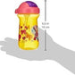 The First Years Disney Minnie Mouse Sip & See Kids Water Bottle - Water Bottle for Toddlers - Spill Proof Toddler Cup - 12 Oz - Adenzo Comfies