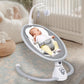 The Moon Brand Baby Swing. 0 - 6m ,Holds upto 9kg. Gentle Swaying Motion. In Built Music System. Flexible Speed and Timer Settings. With Remote Control. Motion Sensor. 5 Point Harness - Circle