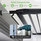The Moon Brand Secura Baby Safety gate 76 - 80cm with 20cm extension,Auto lock barrier - Extra Wide metal guard - Child safety and pet protection - Perfect fit - adjustable width - Ideal for stair Case – Black - Adenzo Comfies