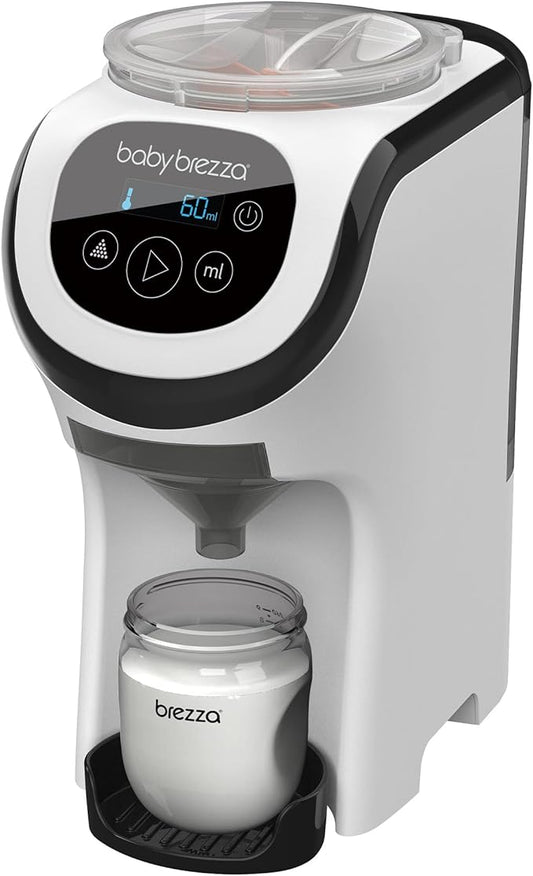 Baby Brezza Formula Pro Mini Baby Formula Maker – Small Baby Formula Mixer Machine Fits Small Spaces and is Portable for Travel – Bottle Makers Makes The Perfect Bottle for Your Infant On The Go