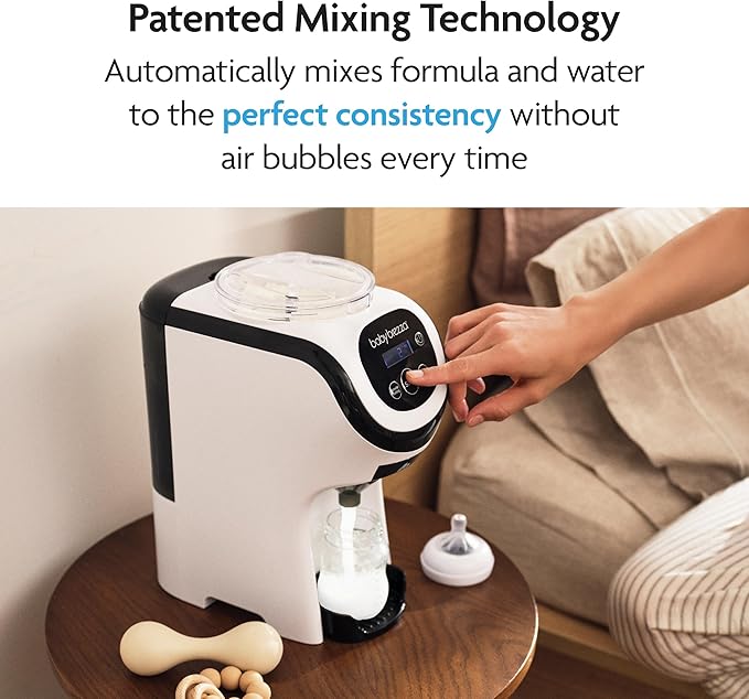 Baby Brezza Formula Pro Mini Baby Formula Maker – Small Baby Formula Mixer Machine Fits Small Spaces and is Portable for Travel – Bottle Makers Makes The Perfect Bottle for Your Infant On The Go