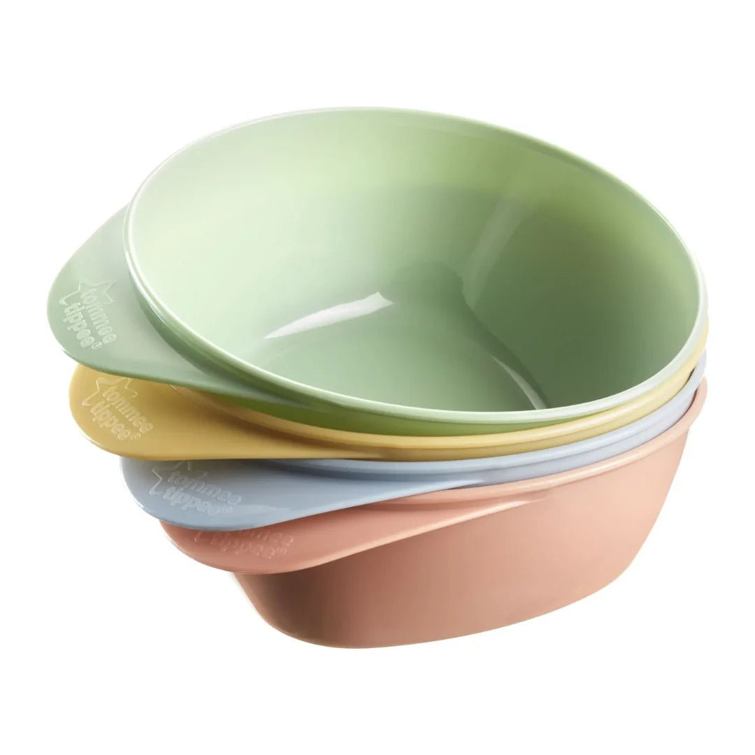Tommee Tippee Easy Scoop Feeding Bowl with Travel Lid & Spoon – BPA‑Free, Dishwasher & Microwave Safe, Suitable from 6m+ - Adenzo Comfies