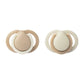 Tommee Tippee 2 × Newborn Silicone Soothers – 0–2 Months, Orthodontic Pacifiers for Boys & Girls, BPA‑Free - Adenzo Comfies