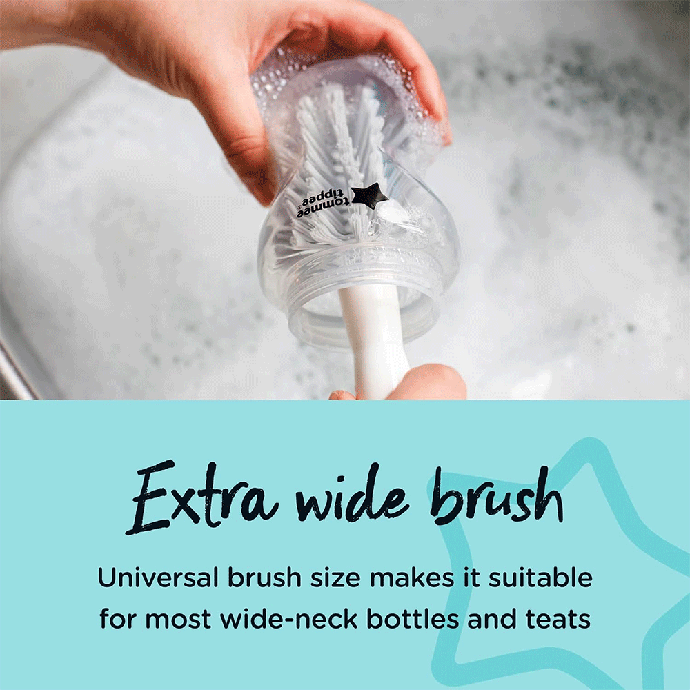 Tommee Tippee Closer to Nature 2-in-1 Baby Bottle Brush - Adenzo Comfies