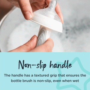 Tommee Tippee Closer to Nature 2-in-1 Baby Bottle Brush - Adenzo Comfies