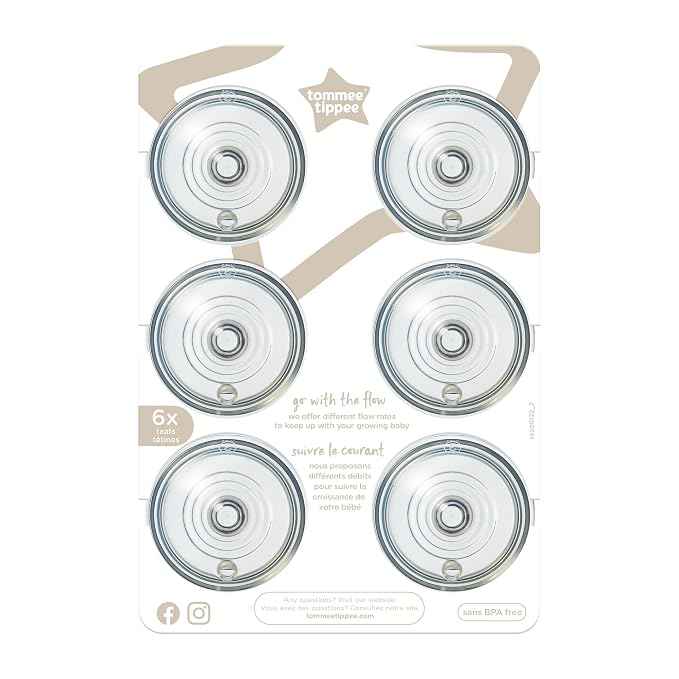 Tommee Tippee Closer to Nature Baby Bottle Nipples, Fast Flow & Closer to Nature Soft Feel Silicone Baby Bottles, Breast-Like Nipples, Anti Colic, Stain and Odor Resistant, 9oz, 2 Count