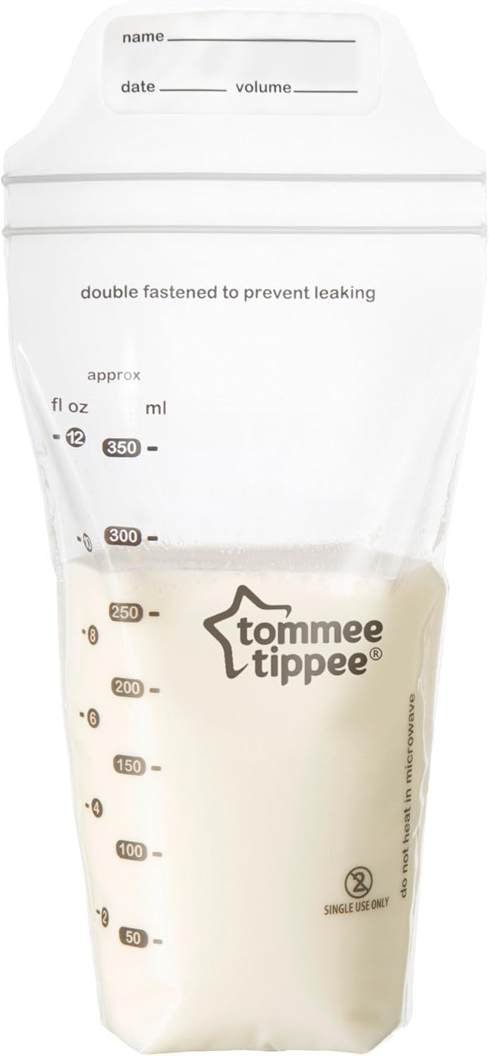Tommee Tippee Closer to Nature Breast Milk Storage Bags, 36 Pack