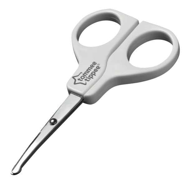 Tommee Tippee Essential Basics Baby Scissors – Safe Rounded Tips, BPA‑Free