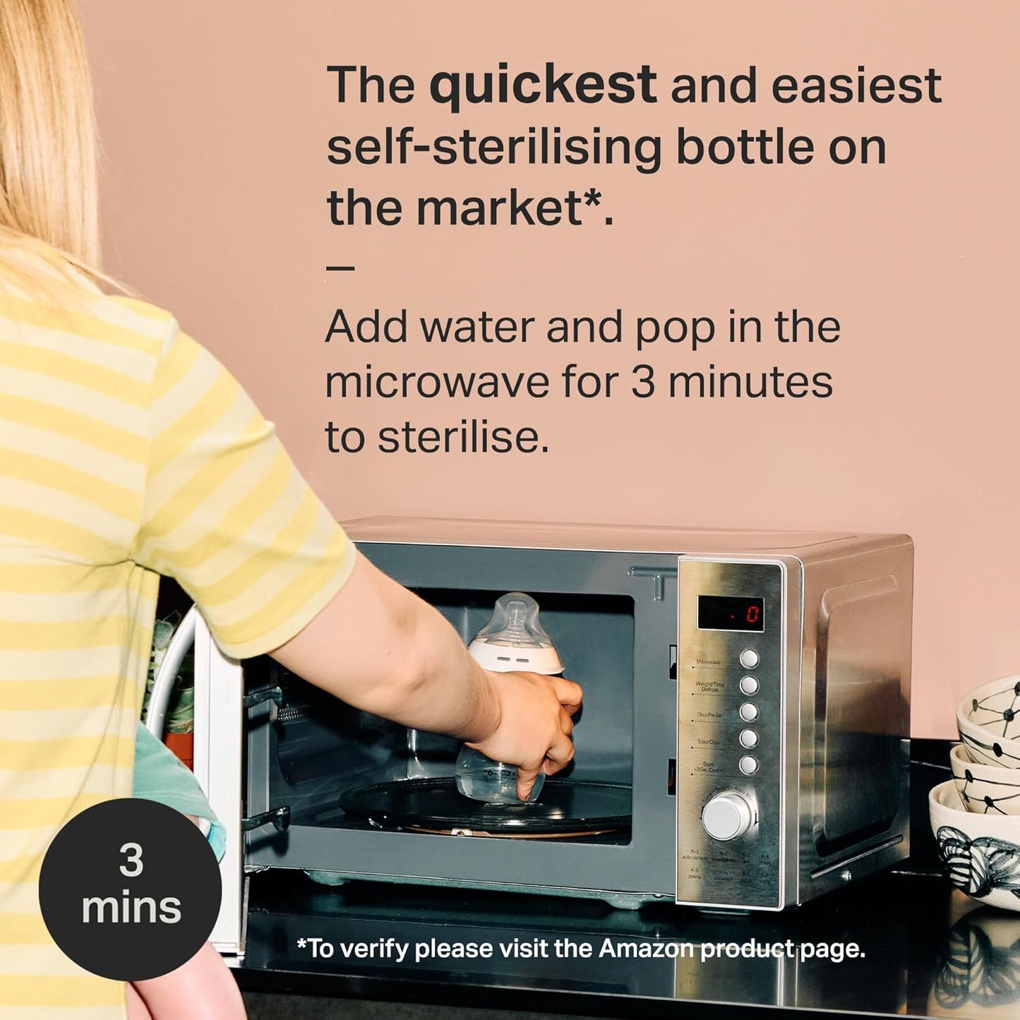 Tommee Tippee Natural Start 260ml Decorated Bottle – Pond / Pond Girl