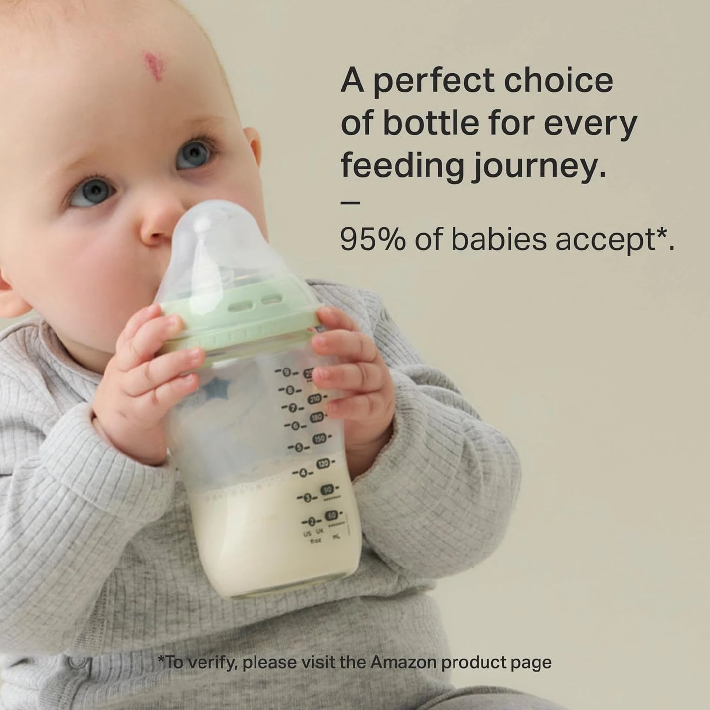 Tommee Tippee Natural Start™ Glass Newborn Starter Set – 150ml & 250ml Anti‑Colic Baby Bottles, 0–6 Months