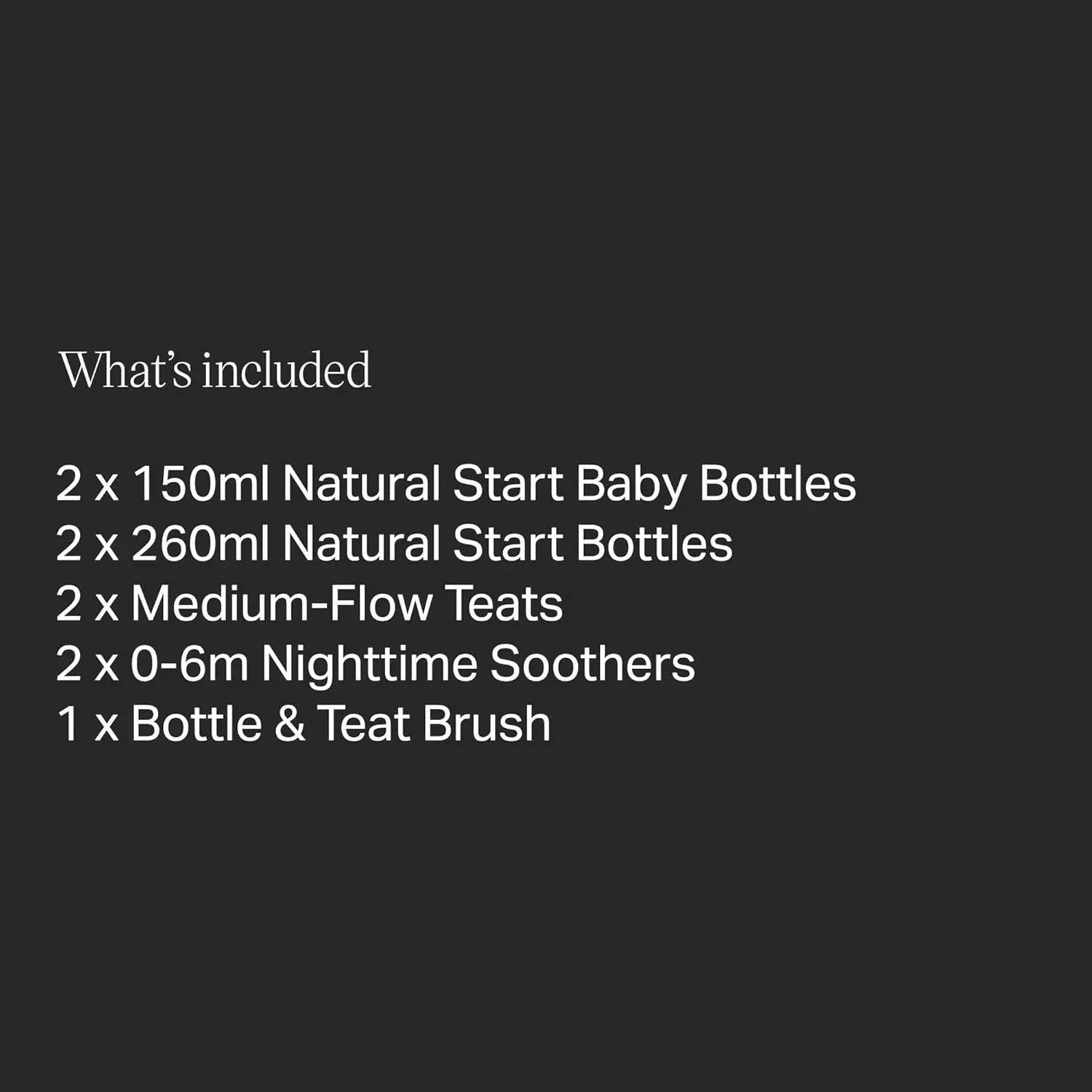 Tommee Tippee Natural Start Newborn Starter Set, 150ml and 260ml Anti - Colic Baby Bottles,Teat and Bottle Brush - Adenzo Comfies