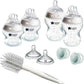 Tommee Tippee Natural Start Newborn Starter Set, 150ml and 260ml Anti - Colic Baby Bottles,Teat and Bottle Brush - Adenzo Comfies