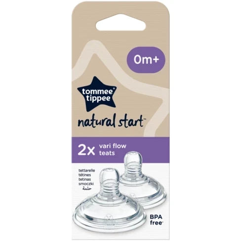 Tommee Tippee Natural Start Teat Variety 2 Pack – Flow Options