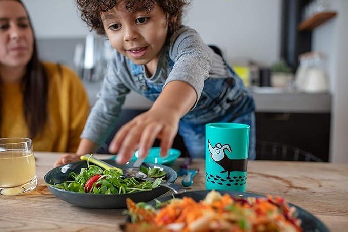 Tommee Tippee No Knock Trainer Cup for Toddlers with Clevergrip Base, 12m+, 300ml, Blue, 1 Pack - Adenzo Comfies