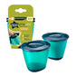 Tommee Tippee Pop Ups Weaning Pots 4m+ – Pack of 2 Baby Food Storage Containers, BPA - Free, Leak - Proof, Freezer Safe, Microwave Safe, and Dishwasher Safe Pots for Infant Weaning and Homemade Purees - Adenzo Comfies