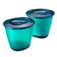 Tommee Tippee Pop Ups Weaning Pots 4m+ – Pack of 2 Baby Food Storage Containers, BPA - Free, Leak - Proof, Freezer Safe, Microwave Safe, and Dishwasher Safe Pots for Infant Weaning and Homemade Purees - Adenzo Comfies