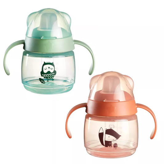 Tommee Tippee Transition Spout Cup – 4M+, 150ml Assorted, Soft Silicone Spout, BPA‑Free Baby Training Cup