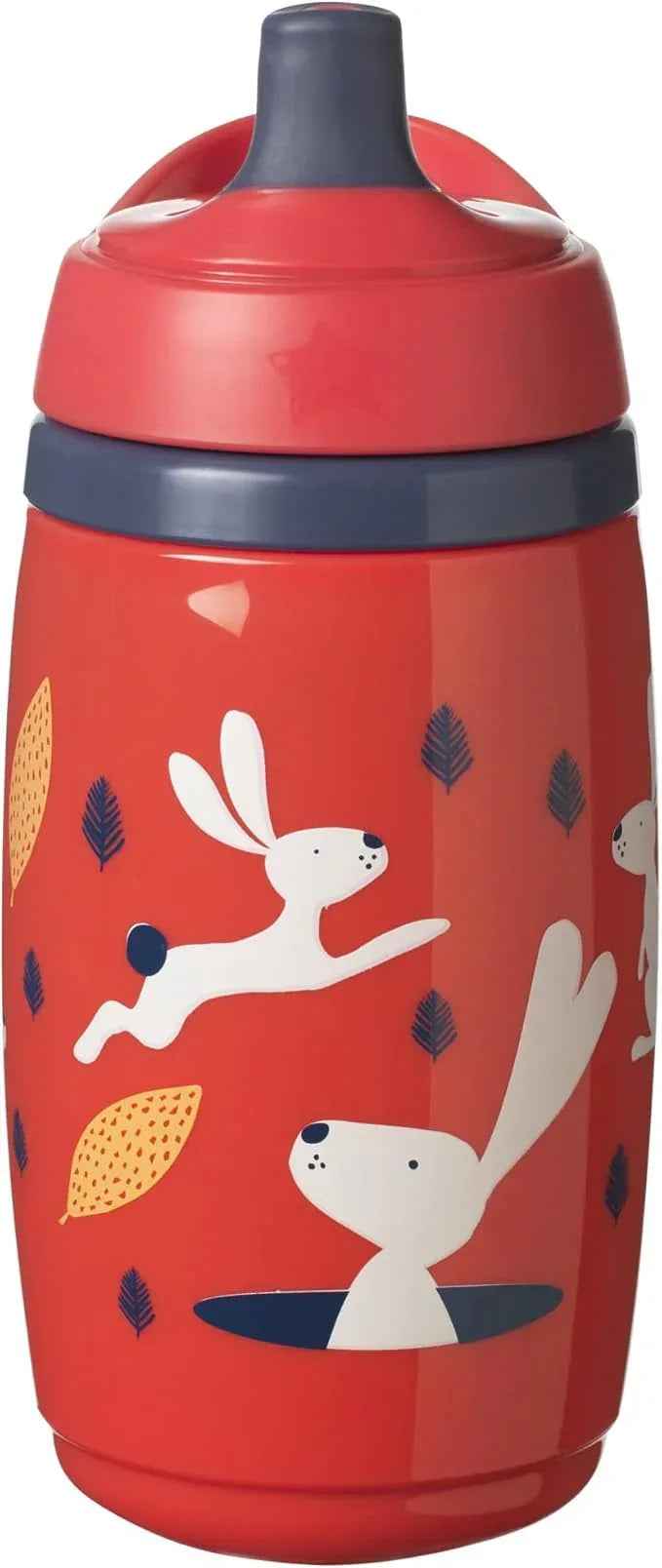 Tommee Tippee Superstar Insulated Training Cup, 266ml, for 12m+, Assorted Non‑Spill Water Bottle for Toddlers with Bite‑Proof Spout, Leak Proof and BPA‑Free (Straw & Sportee Variants) - Adenzo Comfies