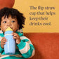 Tommee Tippee Superstar Insulated Training Cup, 266ml, for 12m+, Assorted Non‑Spill Water Bottle for Toddlers with Bite‑Proof Spout, Leak Proof and BPA‑Free (Straw & Sportee Variants) - Adenzo Comfies