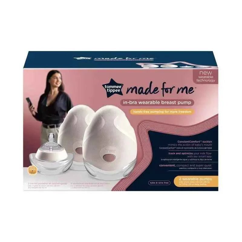 Tommee Tippee Made for Me™ Single & Double Electric Wearable Breast Pump – Hands‑Free, In‑Bra, Portable & Quiet - Adenzo Comfies