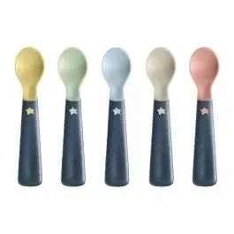 Tommee Tippee Easigrip Self‑Feeding Weaning Spoons – 5 Pack, Chunky Easy‑Hold Handles, Steriliser & Dishwasher Safe, BPA‑Free, Suitable from 6m+ - Adenzo Comfies