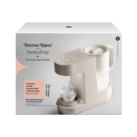 Tommee Tippee Perfect Prep Machine, Baby Bottle Formula Feed Maker with Antibacterial Water Filter, App Support, Day & Night Feed-Friendly Features, Slate - Adenzo Comfies