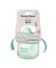 Tommee Tippee Starter Spout Cup – 4M+, 150ml Assorted, Soft Silicone Spout, BPA‑Free Baby Training Cup