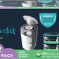 Tommee Tippee Twist & Click Advanced Nappy Bin Refill Cassettes – Multilayer Antibacterial Film, 1/3/6 Pack Variants