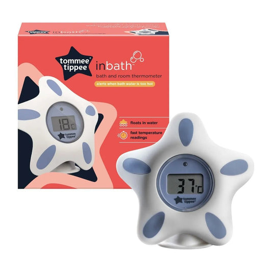 Tommee Tippee InBath Digital Thermometer Waterproof, Floats in Water, Easy‑Read LCD Display, Suitable for Bath & Nursery - Adenzo Comfies