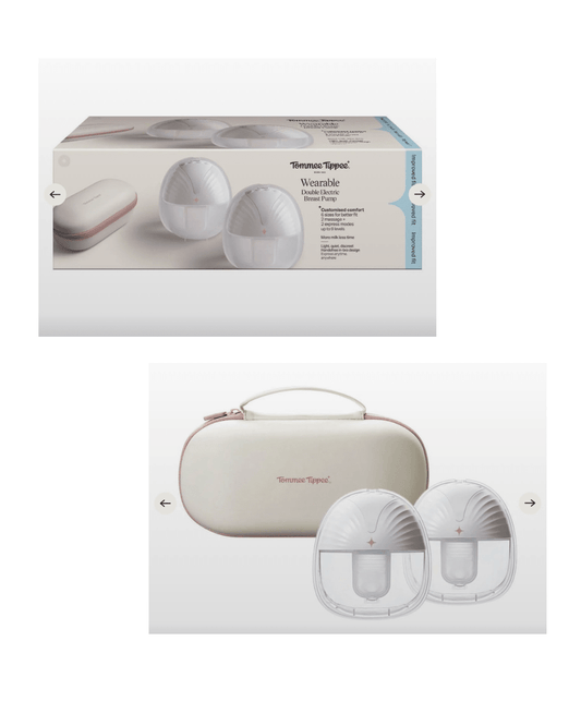 Tommee Tippee Double Wearable Electric Breast Pump Hands-Free. - Adenzo Comfies