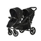 Lightweight Foldable Twin Baby Stroller with Adjustable Canopy and Storage Basket - Adenzo Comfies
