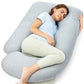 Momcozy U - Shaped Pregnancy Pillow, Full Body Maternity With Support for Back, Legs, Belly, 57 Inch&nbsp; - Adenzo Comfies