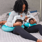 6 - in - 1 Twin Nursing Pillow for Breastfeeding – Multifunction Pregnancy & Baby Feeding Support Pillow with Washable Cover for Twins - Adenzo Comfies
