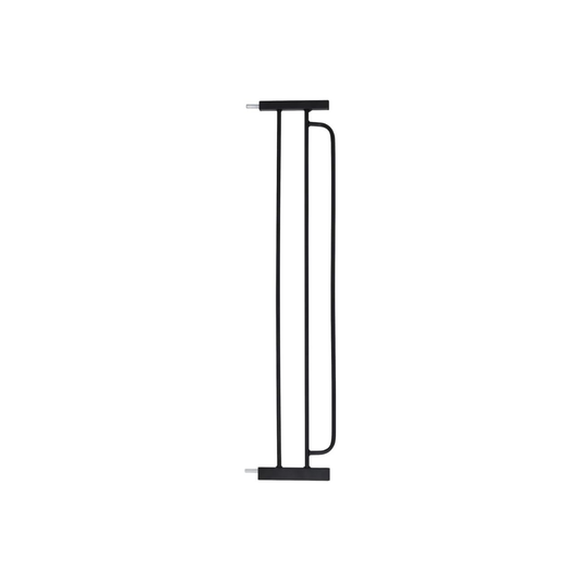 The Moon Brand Secura Baby Safety gate extension- Easy Install-Extra Wide metal extender - Child safety and pet protection--Perfect fit, durable and adjustable width-Ideal for stair Case – Black
