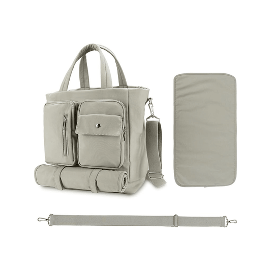 MOMIGO Diaper Bag Tote - Nappy Changing Bags Multifunction Travel Camping Picnic Tote Bag - Adenzo Comfies