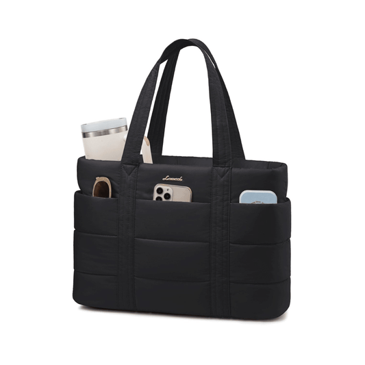 LOVEVOOK Puffer Tote Bag for Women, Large Capacity Diaper Bag, Multifunctional Mommy Shoulder Bag - Adenzo Comfies