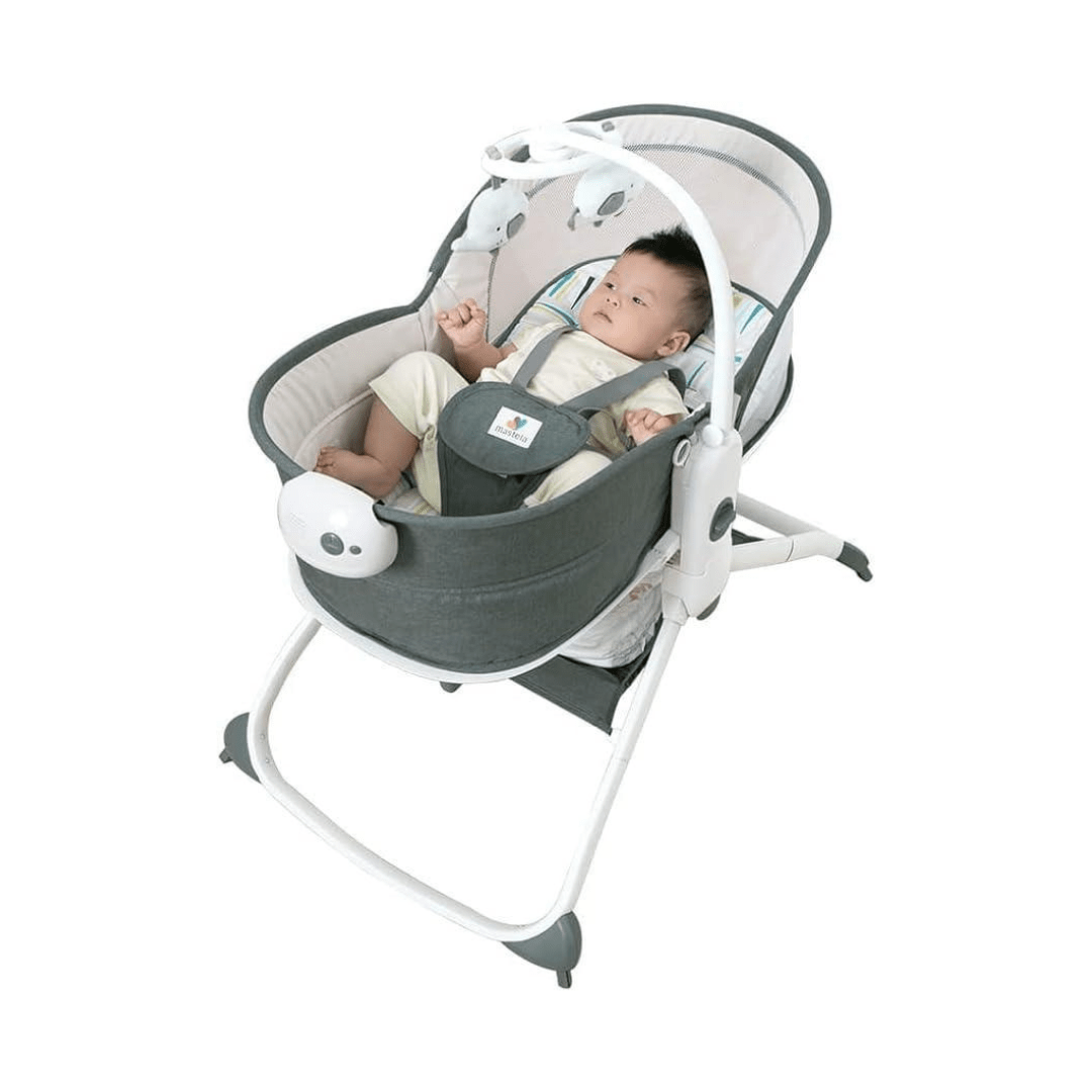 Mastela 6 - in - 1 Multi - Function Baby Bassinet – Cradle, Rocker, Seat, Playpen & Travel Cot - Adenzo Comfies