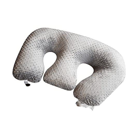 6 - in - 1 Twin Nursing Pillow for Breastfeeding – Multifunction Pregnancy & Baby Feeding Support Pillow with Washable Cover for Twins - Adenzo Comfies