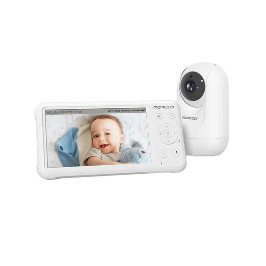 Momcozy 1080P Video Baby Monitor with Camera – 5” HD Display, Infrared Night Vision, 5000mAh Battery, 2-Way Audio, 960ft Range, BM01 - Adenzo Comfies