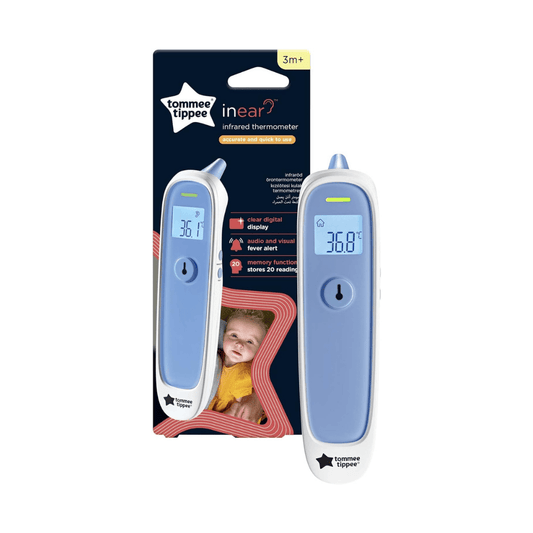 Tommee Tippee Digital Ear Thermometer – Fast 1‑Second Reading, Fever Indicator, Infant Use - Adenzo Comfies