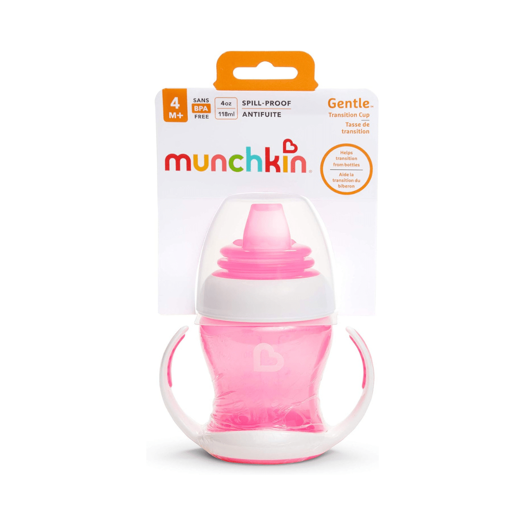 Munchkin® Gentle™ Transition Sippy Trainer Cup, 4 Ounce - Adenzo Comfies