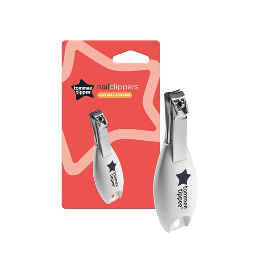 Tommee Tippee Essential Basics Baby Nail Clippers – Safe Rounded Design, BPA‑Free - Adenzo Comfies