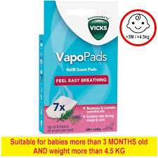 Vicks VapoPads Original Menthol Scent Refill Pads for Vicks Humidifiers and Sinus Inhalers, 20-Pack - Adenzo Comfies