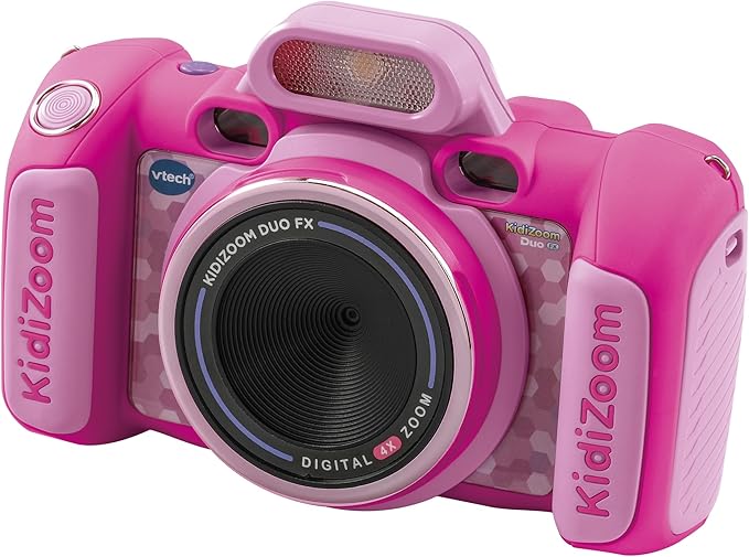 VTech - KidiZoom Duo FX Blue, Digital Camera for Children, Photo, Selfie, Video, Colour Screen, Comic Studio, Funny Filters and Effects, Gift for Children from 4 to 12 Years