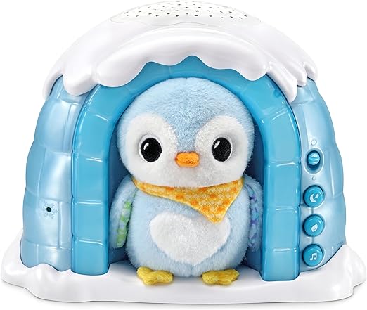 VTech Baby Soothing Starlight Igloo, Calming Light Projector with Relaxing Melodies, Nature Sounds and White Noise, Toy for Babies 0, 3, 6, 12 Months Plus, English Version