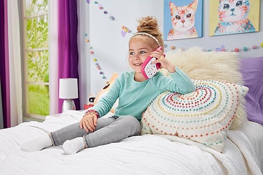 VTech Gabby's Dollhouse A Meow-Zing Phone, Official Gabby's Dollhouse Toy, Interactive Role Play Phone, Toy Phone with Voice Activation, Ringtones & Games, Gift for Ages 3, 4+ Years, English Version