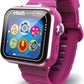 VTech Kidizoom Max Raspberry Smart Watch for Kids, Dual Camera, Video, Games, Horizontal Touch Screen, ESP Version