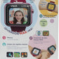 VTech Kidizoom Max Raspberry Smart Watch for Kids, Dual Camera, Video, Games, Horizontal Touch Screen, ESP Version